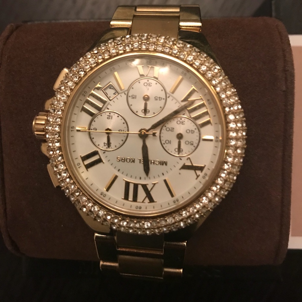 Brand new Michael Kors Women’s Gold Watch MK5756